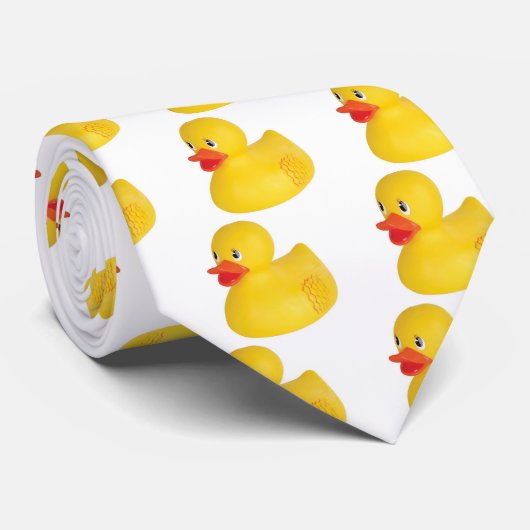 Gummi Ducky Krawatte (Gerollt)