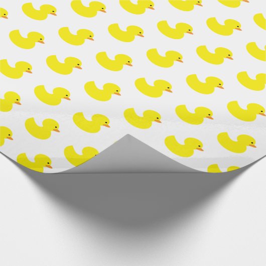 Gummi Ducky Muster Geschenkpapier (Ecke)