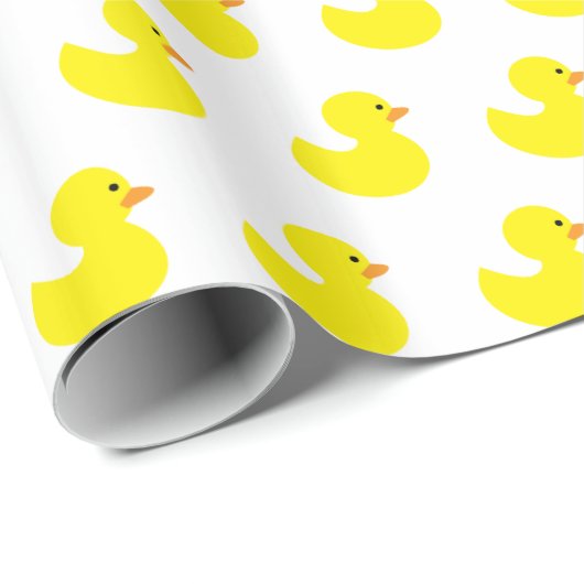 Gummi Ducky Muster Geschenkpapier (Rolleneckpunkt)