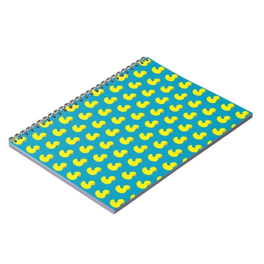 Gummi Ducky Muster Spiral Notebook Notizblock (Linke Seite)
