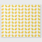 Gummi Ducky Pink oder Blau Geschenkpapier (Flach)