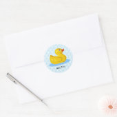 Gummi Ducky Sticker Template (Umschlag)