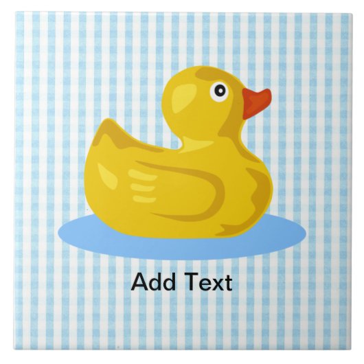 Gummi Ducky Template Fliese (Vorderseite)