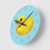 Gummi Ducky Wall Uhr (Winkel)