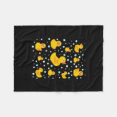 Gummi Dusche Print Fleecedecke (Vorderseite (Horizontal))