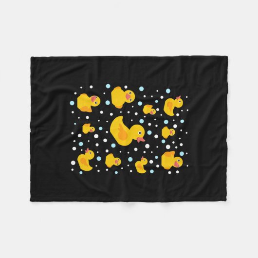 Gummi Dusche Print Fleecedecke (Vorderseite (Horizontal))