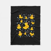 Gummi Dusche Print Fleecedecke (Vorderseite)