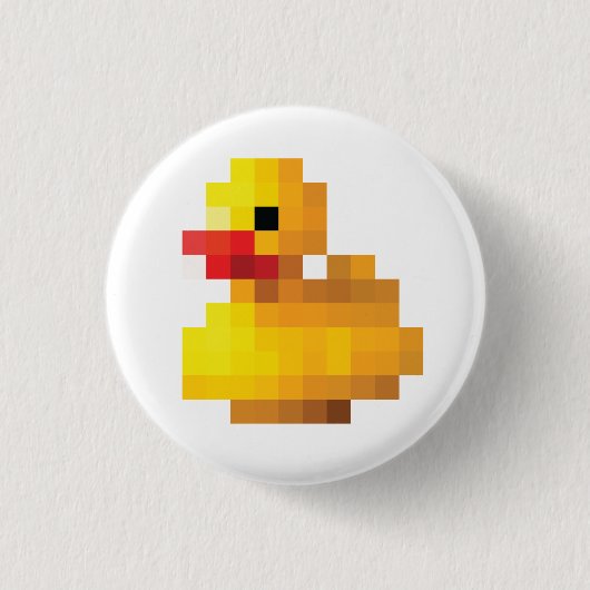 Gummi Ente Button (Vorderseite)