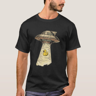 Gummi-Ente UFO Alien Lustige Gummiente Langarm T-Shirt