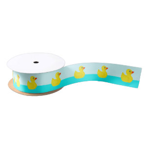 Gummi-Enten-Baby-Party-Satinband Satinband