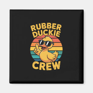 Gummi-Enten-Crew Liebt Ente Süße Ente Retro Vinta Magnet
