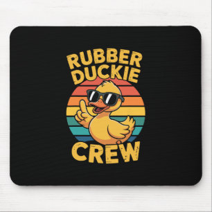 Gummi-Enten-Crew Liebt Ente Süße Ente Retro-Vintag Mousepad