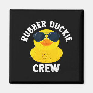 Gummi-Enten-Crew Lustige Gummiente Magnet
