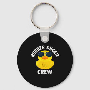 Gummi-Enten-Crew Lustige Gummiente  Schlüsselanhänger