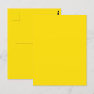 Gummi-Enten-Spielzeug Gelb Herbst Volltonfarbe Postkarte