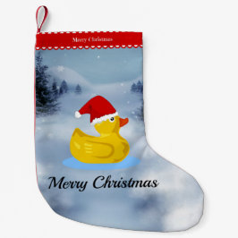 Gummi-Enten-Weihnachtsgrüße Kleiner Weihnachtsstrumpf