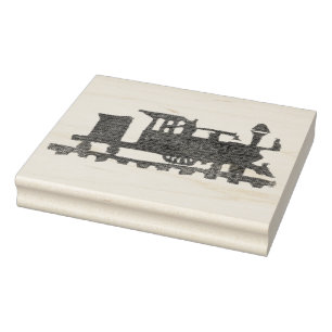 Gummi gestempelter Zug Gummistempel