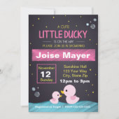 Gummi-Gummi-Ducky-Invitation (Mädchen) Einladung (Vorderseite)