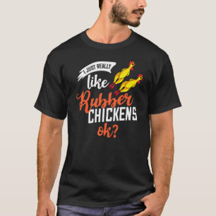 Gummi-Huhn-Schreikostüm T-Shirt