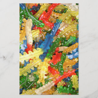 Gummi Hundertfüßer-Süßigkeit Briefpapier