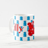 Gummi-Jelly Kaffeetasse (Vorderseite Links)