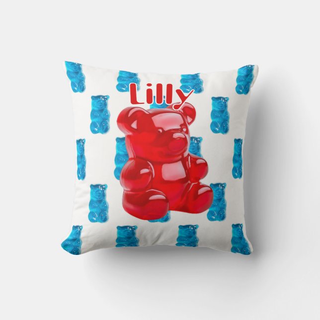 Gummi-Jelly  Kissen (Vorderseite)