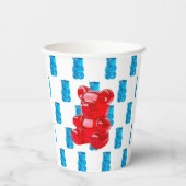 Gummi-Jelly Pappbecher (Rückseite)