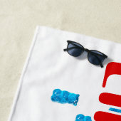 Gummi-Jelly Strandtuch (Beispiel)