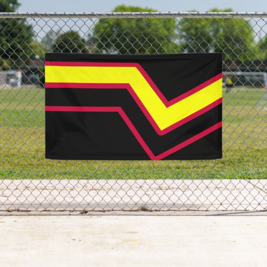 Gummi / Latex Pride Flagge Banner (Insitu)