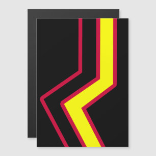 Gummi / Latex Pride Flagge Magneteinladung