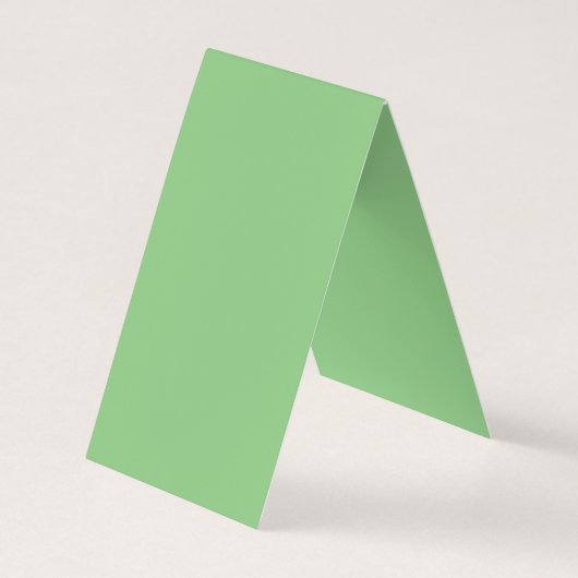 Gummi Leaf, blasses Leaf, Pixie Green Visitenkarten (Rückseite)