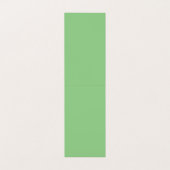 Gummi Leaf, blasses Leaf, Pixie Green Visitenkarten (Innenseite Aufgefaltet)