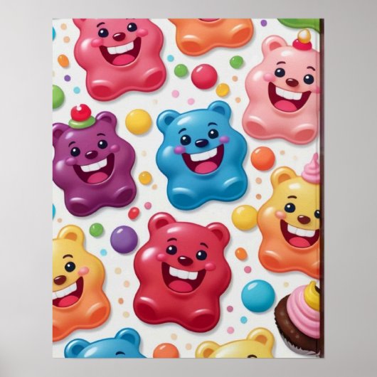 Gummi Poster (Vorne)