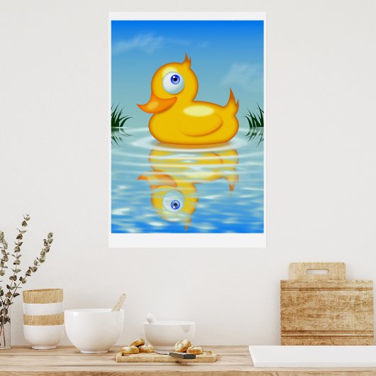 Gummi Quack Poster (Küche)