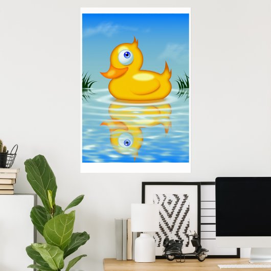 Gummi Quack Poster (Heimbüro)