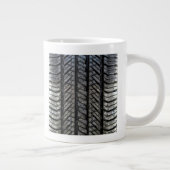 Gummi Reifengeflecht Automotive Style Decke Jumbo-Tasse (Rechts)