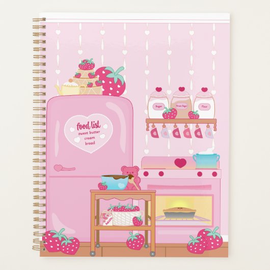 Gummi Sweet Bake Spiral Planner Planer (Vorderseite)