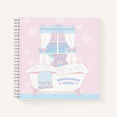 Gummi Sweet Bubbles Square Notebook Notizblock (Vorderseite)