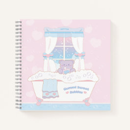 Gummi Sweet Bubbles Square Notebook Notizblock
