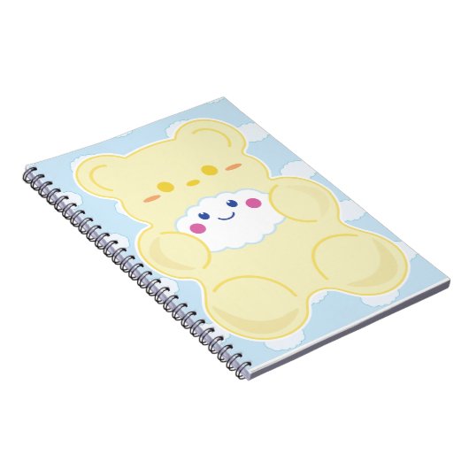 Gummi Sweet Cloud Hug Spiral Notebook Notizblock (Rechte Seite)