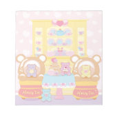 Gummi Sweet Honey Tee Notepad Notizblock (Vorderseite)