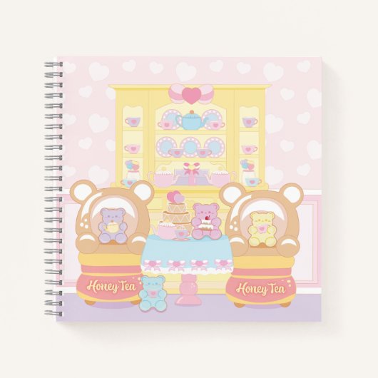Gummi Sweet Honey Tee Spiral Notebook Notizblock (Vorderseite)