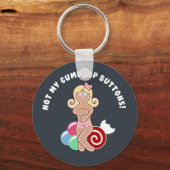 Gummi-Taste Schlüsselanhänger (Vorderseite)