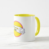 Gummi-Verpackung-Witze-Logo-Tasse Tasse (VorderseiteRechts)