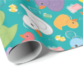 Gummi-Wrapping-Papier Geschenkpapier (Rolleneckpunkt)