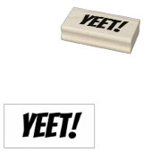 Gummi "YEET!" Briefmarke Gummistempel (Stempel)
