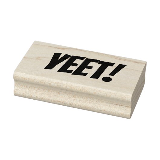 Gummi "YEET!" Briefmarke Gummistempel (Stempel)