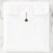 Gummiabsaugbecher Runder Aufkleber (Tasche)