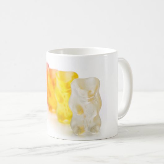 Gummiartige Bären Kaffeetasse (VorderseiteRechts)