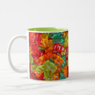 Gummiartige Ton-Tasse der Bären 2 Zweifarbige Tasse